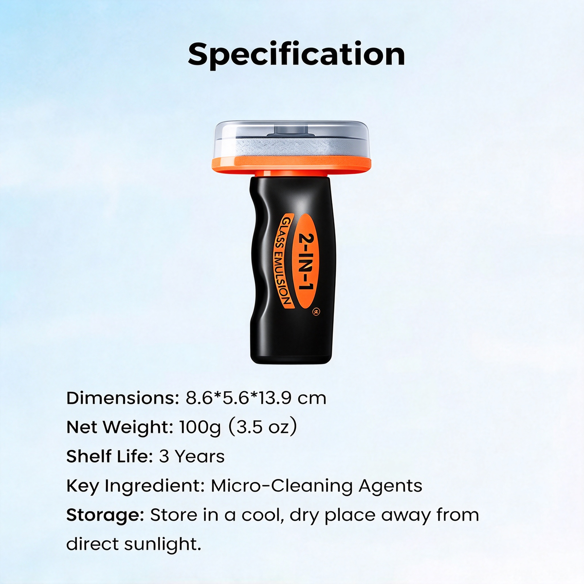 🏆Buy 2 Get 1 Free🔥 Auto Glass Side Window Oil Film Removal Cleaner