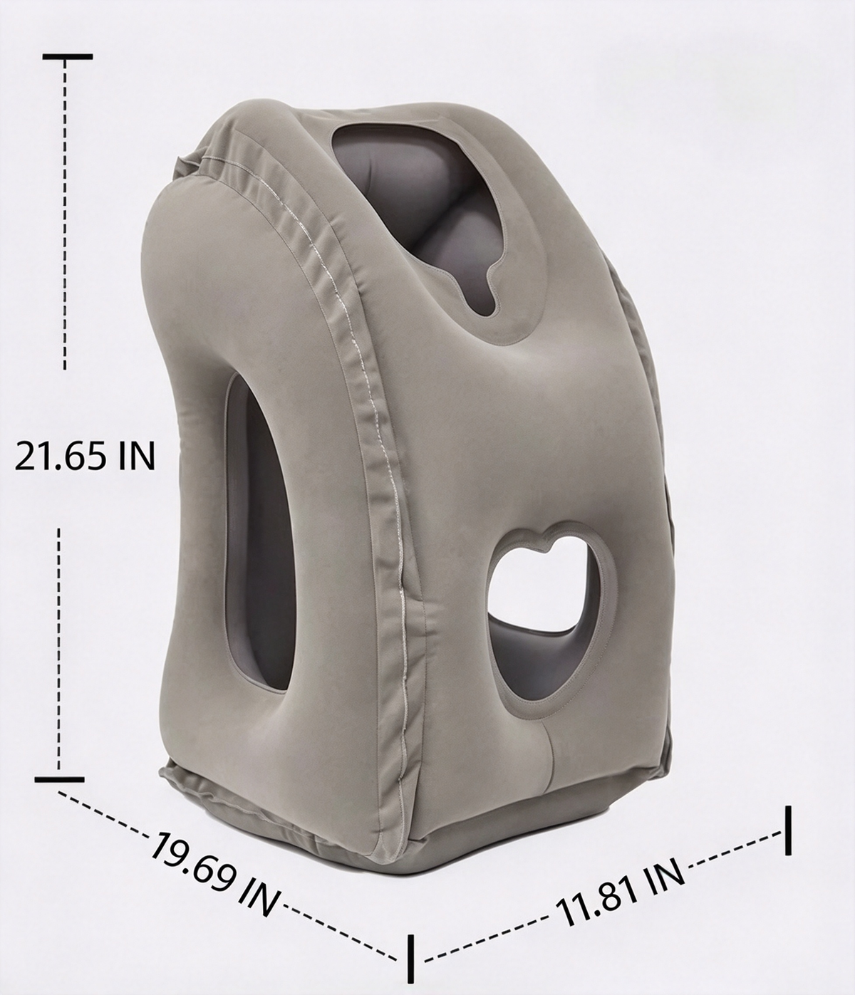 🌬️✈️😴 Portable Inflatable Ergonomic Travel Pillow: Enjoy a comfortable sleep anytime, anywhere 🧳💤