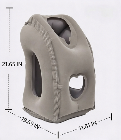 🌬️✈️😴 Portable Inflatable Ergonomic Travel Pillow: Enjoy a comfortable sleep anytime, anywhere 🧳💤