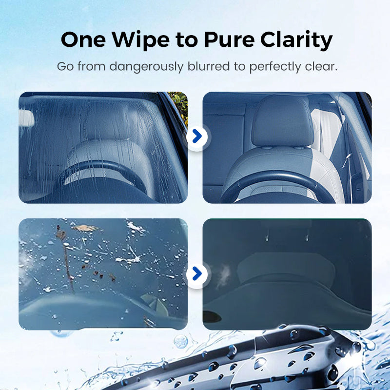 🏆Buy 2 Get 1 Free🔥 Auto Glass Side Window Oil Film Removal Cleaner