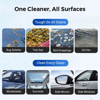 🏆Buy 2 Get 1 Free🔥 Auto Glass Side Window Oil Film Removal Cleaner