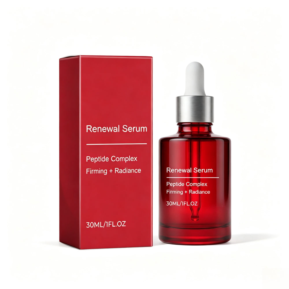 Peptide Complex Renewal Serum, Facial Serum for Firmer & Radiant Looking Skin,30ml