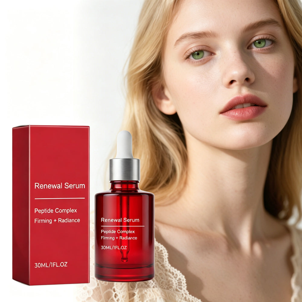 Peptide Complex Renewal Serum, Facial Serum for Firmer & Radiant Looking Skin,30ml