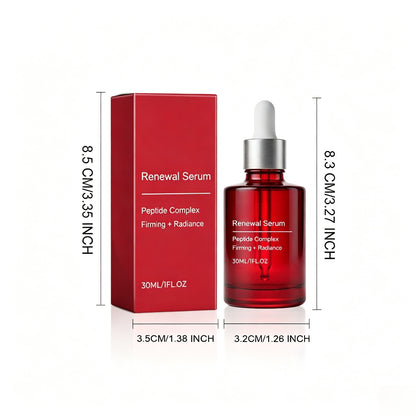 Peptide Complex Renewal Serum, Facial Serum for Firmer & Radiant Looking Skin,30ml