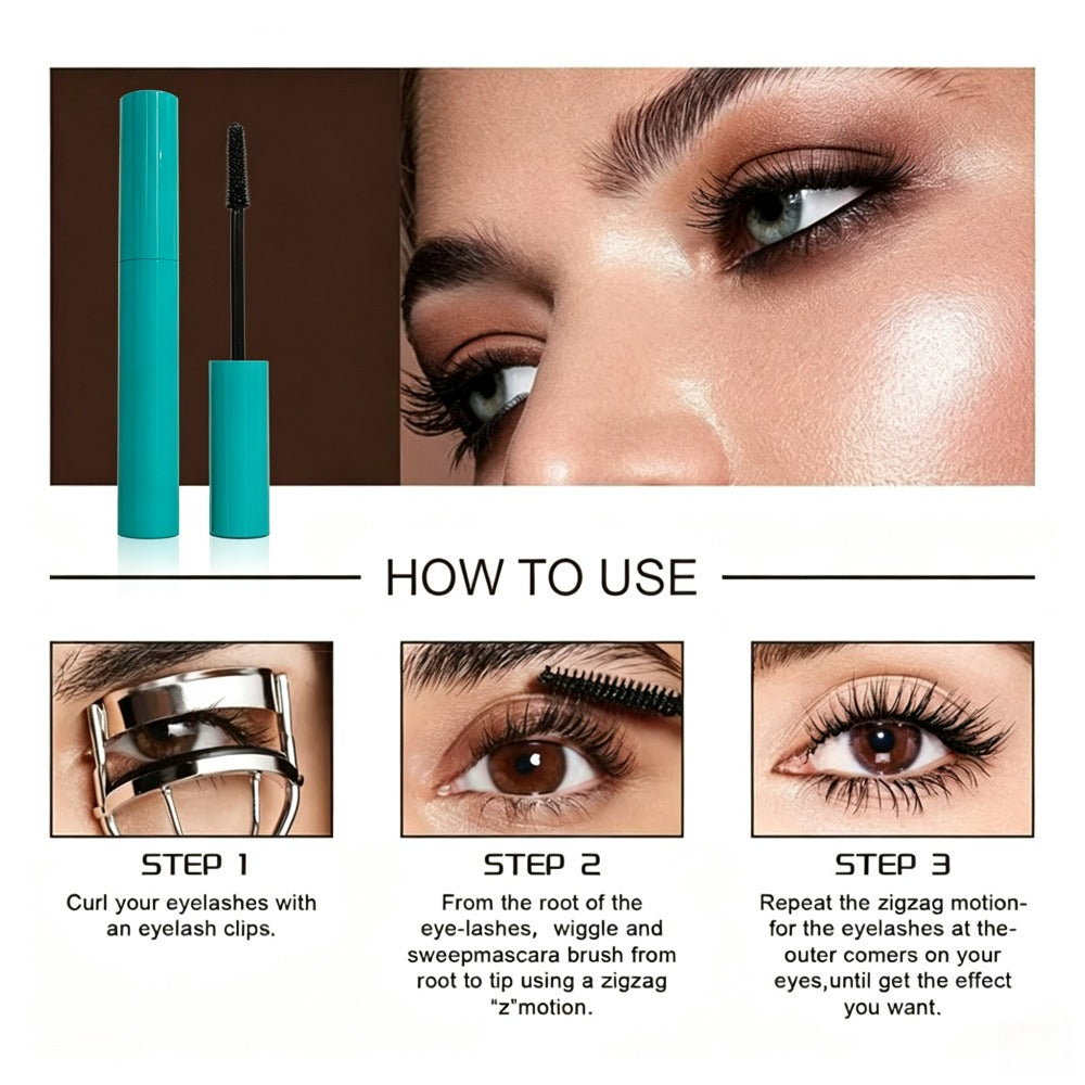 Tubing Extensions Mascara, Smudge-Resistant & Flake-Free, Buildable Lash Length Eye Makeup