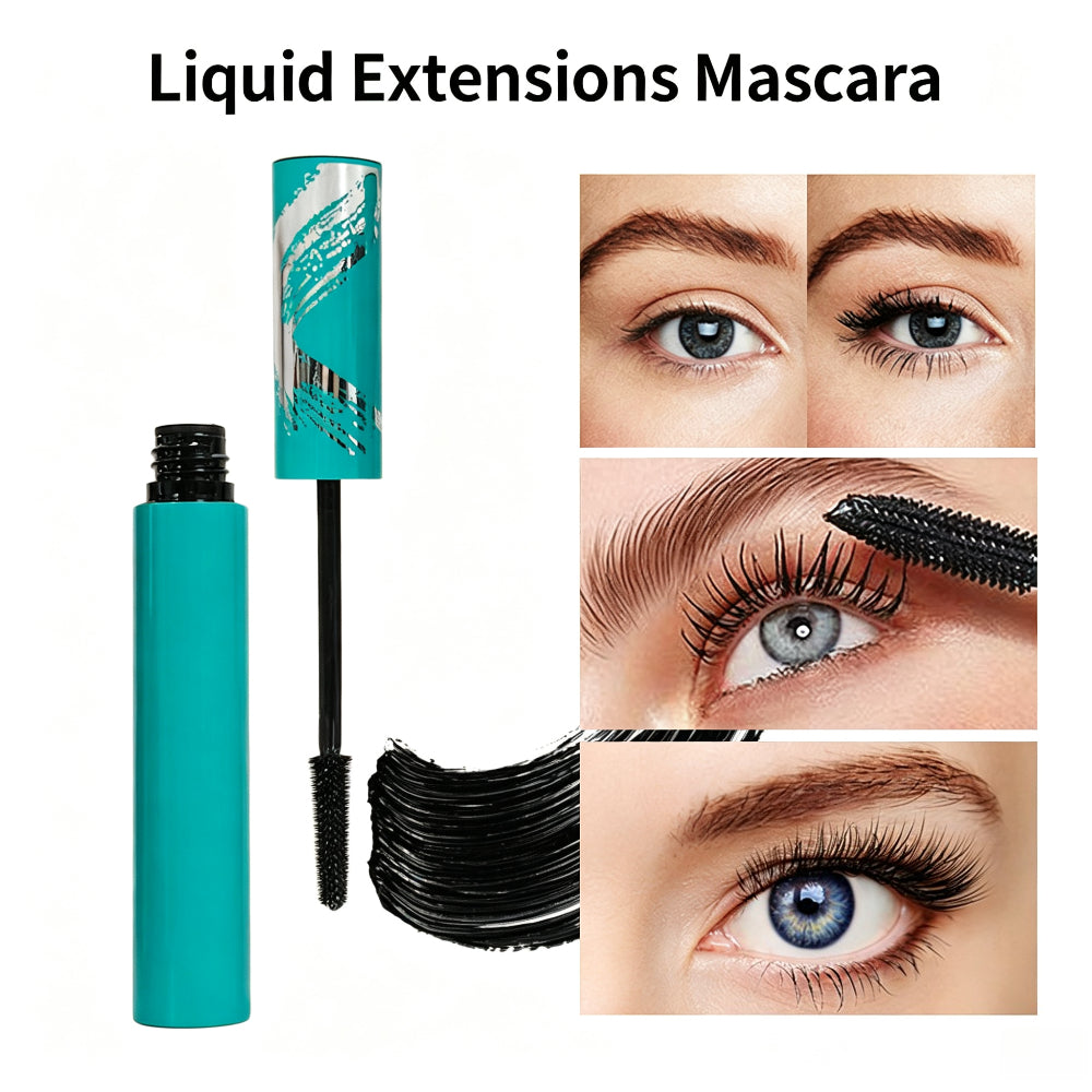 Tubing Extensions Mascara, Smudge-Resistant & Flake-Free, Buildable Lash Length Eye Makeup