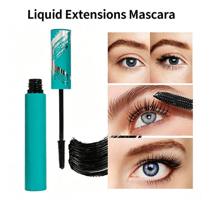 Tubing Extensions Mascara, Smudge-Resistant & Flake-Free, Buildable Lash Length Eye Makeup